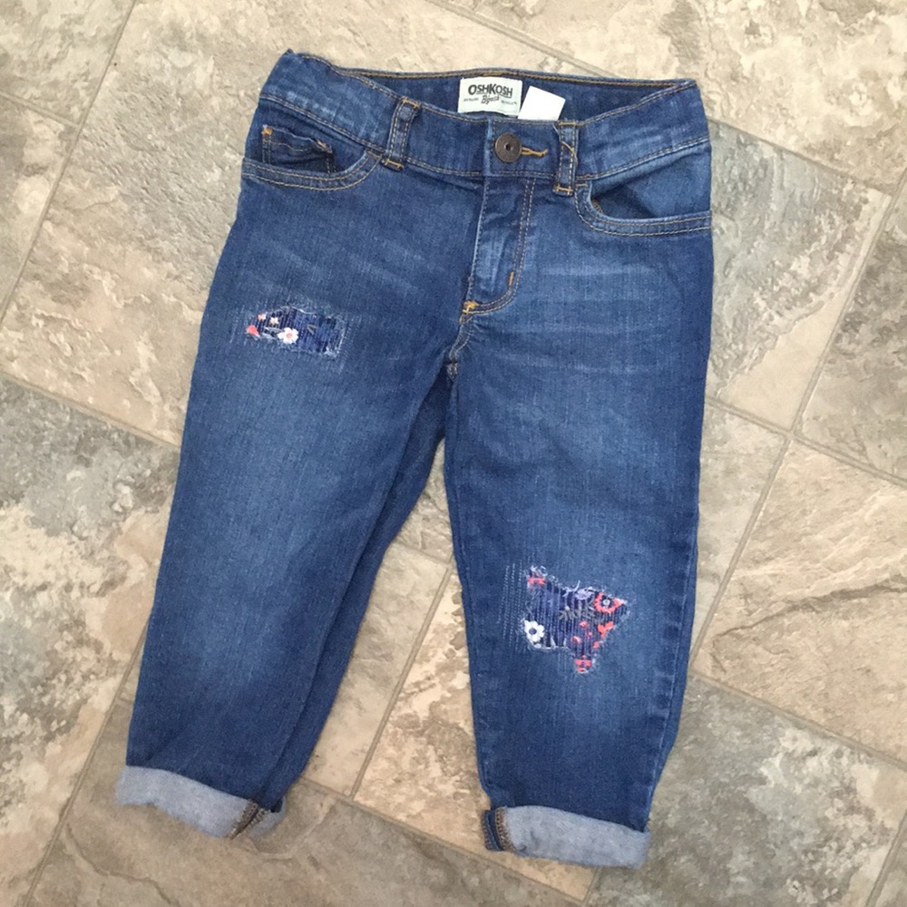 BOGO! NWOT Embroidered Jeans 3T